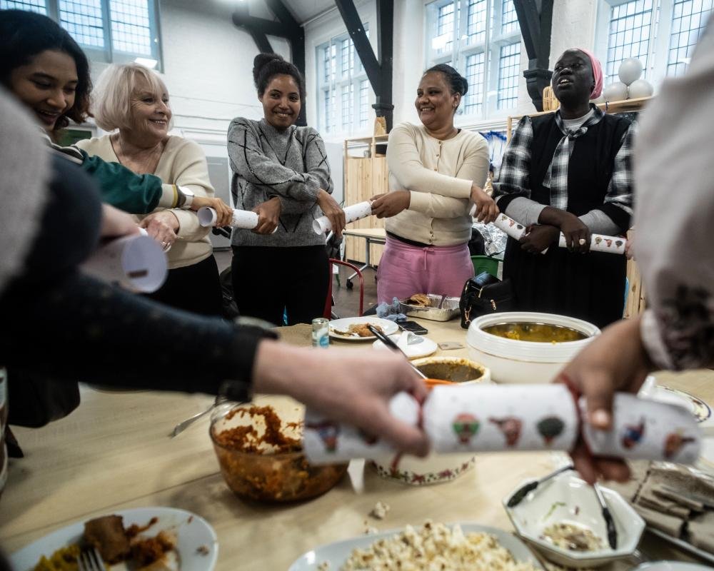 UK community warm space for people in need