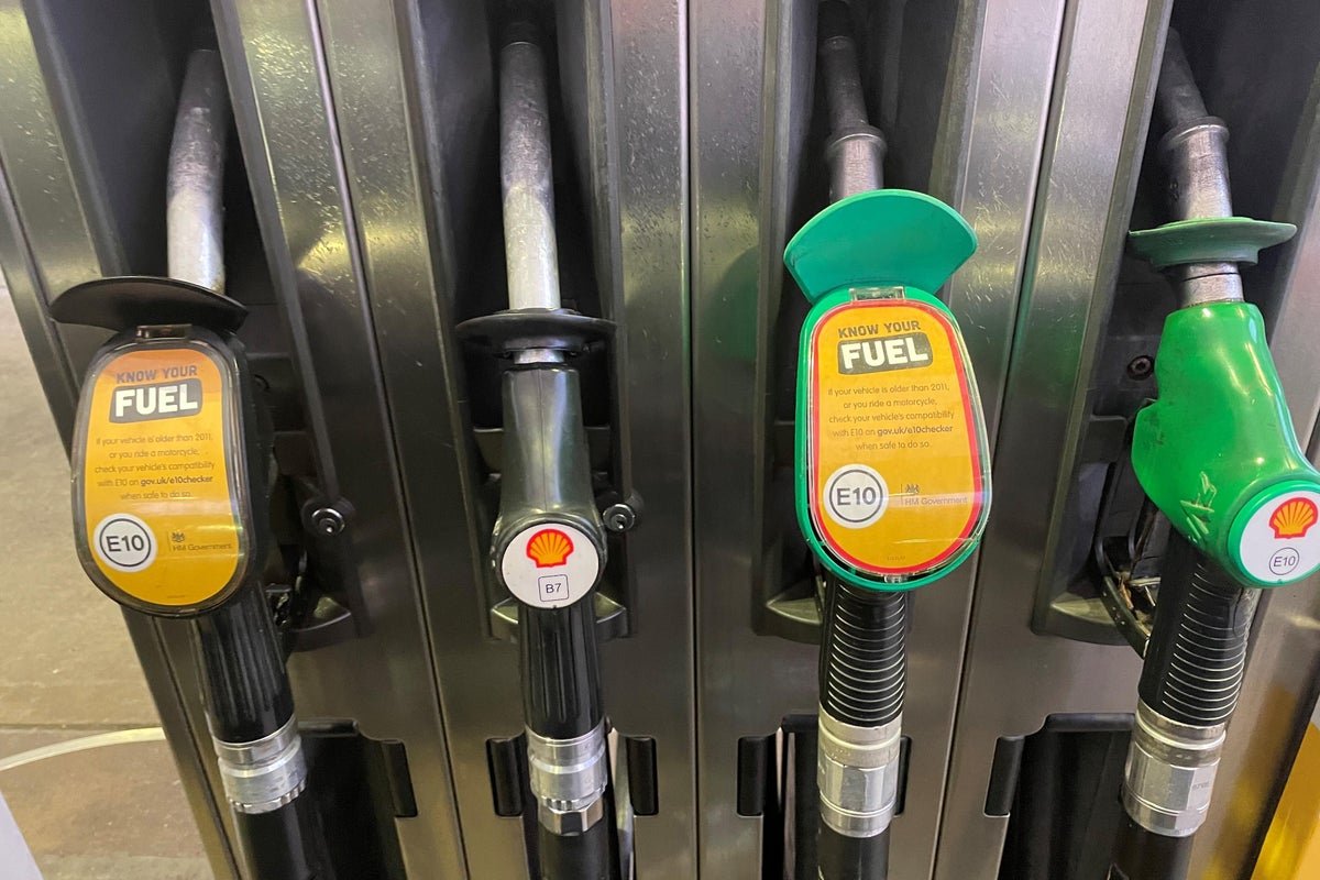Fuel price sign with rising costs