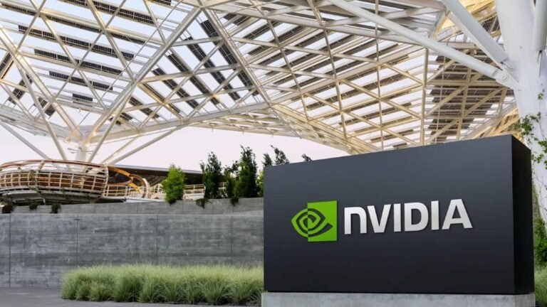 Nvidia share price graph showing significant growth