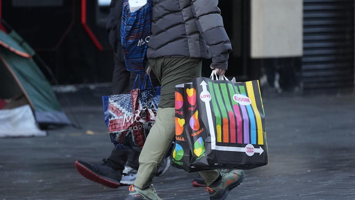 UK retailers christmas sales performance