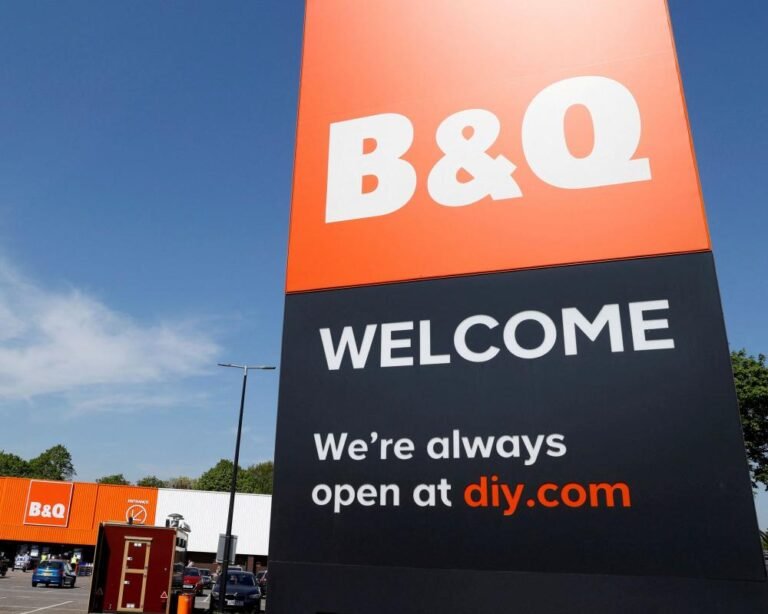 UK DIY shop with tools and materials