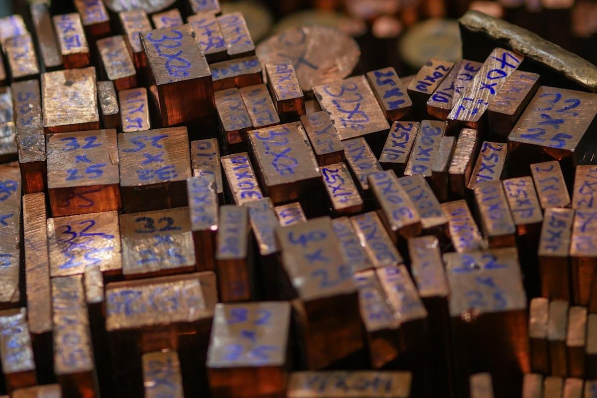 Copper prices hit record high above £13,000