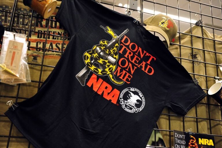 NRA charity lawsuit and logo