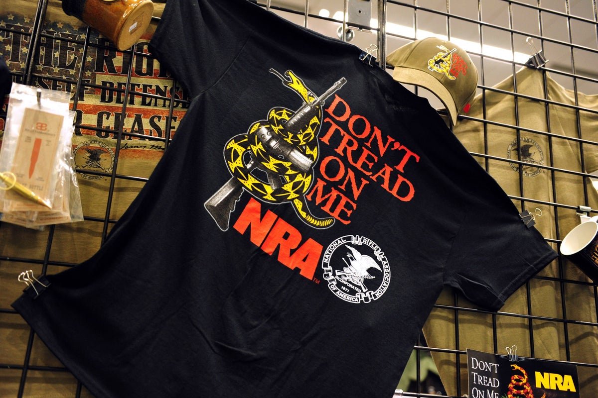 NRA charity lawsuit and logo