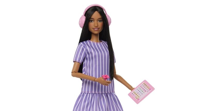 Autistic Barbie doll with autism representation