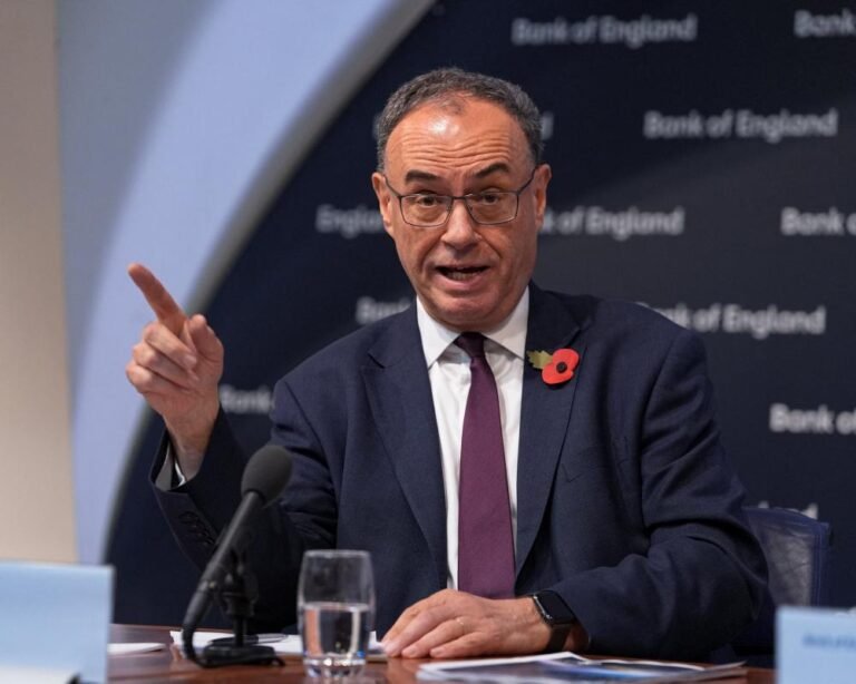 bank of england governor speaks out