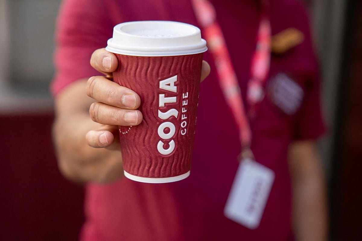 coffee cup with rising prices