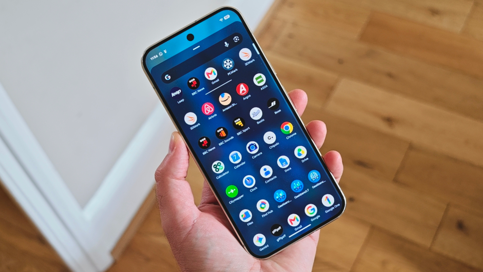 Google Pixel 11 displaying the Call for Me AI assistant feature on the screen